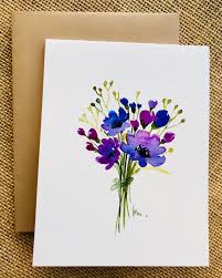 Leak hand painted watercolor greetings cards way. Check Our Beautiful Collection Of Hand Painted Greeting Cards With Flowers Painted With High Quality Wat Watercolor Greeting Cards Watercolor Cards Flower Art
