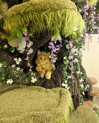 Pick and choose the options you want for a uniquely beautiful & functional cat tree that your kitties will love. Wolfie The Werecat And His Wonderful Enchanted Forest Kitty Sanctuary Photos By Wolfie Cat Tree Made By Hollywood Kitty Cat Castle Animal Room Cute Animals