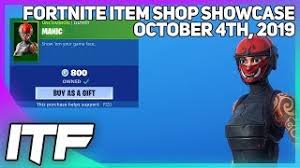 Touch device users, explore by touch or with swipe gestures. Fortnite Item Shop New Manic Skin October 4th 2019 Cute766