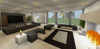Minecraft Modern Living Room In 2020 Minecraft Room Living Room In Minecraft Minecraft Interior Design