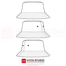 Bucket Hat Fashion Flats Fashion Flats Fashion Illustration Fashion Template Hydnstudio Fashion Fashion Design Template Bucket Hat Fashion Fashion Flats