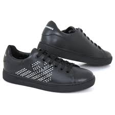 Neben der eignung für die sportart sind richtiger sitz sowie. Emporio Armani Sneaker Leder Schwarz Sportschuhe Damen Schuhe Lifestyle Shop24 De