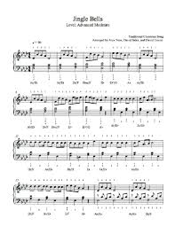 Jingle Bells By Traditional Piano Sheet Music Advanced Level Sheet Music Piano Sheet Music Piano