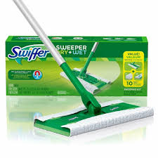 Swiffer Sweeper Dry And Wet Floor Mopping And Cleaning Starter Kit All Purpose Swiffer Swiffer Floor Cleaner Wet Mops