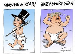Cartoon Baby New Year Baby Every Year In 2020 Baby New Year Cartoon Baby Cartoon
