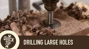 A very quick video for two. Drilling Holes Larger Than Your Largest Bit Youtube