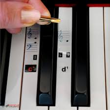 Klaviatur und noten für anfänger. Notenaufkleber Fur Keyboard Bis Zu 61 Tasten