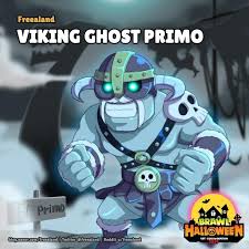 If you question what i say, watch out, cuz' i'll strike… Brawl Halloween Viking Ghost Primo Made By Freealand Brawlstars Brawl Stars Star Character