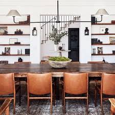 Jake Alexander Arnold Modern Dining Room Long Dining Table Rustic Dining Room