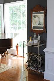 Our Dark Moody Library Reveal 11 Magnolia Lane Bar Furniture Home Gold Bar Cart