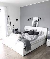 Black And White Is A Classic Color Combination And For A Good Reason The Strong Neutrals Serve As A So White Bedroom Decor Room Decor Bedroom Simple Bedroom