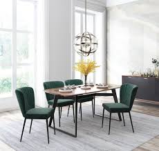 Green Velvet Romo Dining Chair With Black Stainless Steel Legs Set Of 2 Dining Chairs Home Decor Outdoor Chaise Lounge Chair