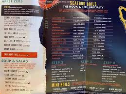 9643 lost knife rd gaithersburg, md 20877. Online Menu Of Hook Reel Cajun Seafood Bar Restaurant Glen Burnie Maryland 21061 Zmenu