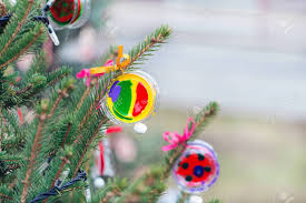 Maybe you would like to learn more about one of these? Handmade Eco Friendly Decoration On A Christmas Tree Diy Ideas Recycle And Zero Waste Concept Selective Focus Copy Space Stock Photo Picture And Royalty Free Image Image 128686963