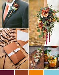 Fall Wedding Colors Tulle Chantilly Copper Wedding Colors Vintage Wedding Colors Copper Wedding