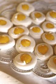 This simple chocolate egg filled dessert is easier than you think. Egg Meringues With Tangerine Curd