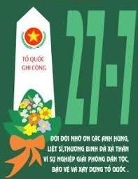 Ngày thương binh liệt sĩ 27/7 hàng năm là ngày đồng bảo ta tưởng niệm, nhớ ơn các chiến sĩ đã hy sinh vì tổ quốc. Ä'á» CÆ°Æ¡ng Tuyen Truyá»n Ká»· Niá»‡m 68 NÄƒm Ngay ThÆ°Æ¡ng Binh Liá»‡t Sá»¹