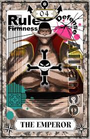 One Piece Tarot Card Art One Piece Wallpaper Pokemon Personajes Barba Blanca One Piece