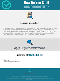 Psoriatic arthritis is an inflammatory joint condition related to psoriasis.an estimated 30 percent of people with psoriasis also develop psoriatic arthritis. Correct Spelling For Comorbidities Infographic Spellchecker Net