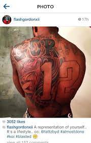 Back tattoos are definitely gorgeous and striking to look at. Nfl On Espn On Twitter Check Out Browns Wr Josh Gordon S Enormous Back Tattoo From His Instagram Page Http T Co Gcmnypp51i