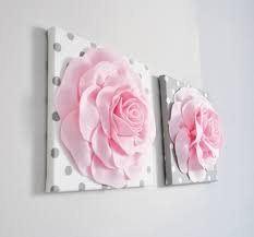 Check spelling or type a new query. Baby Girls Wall Decor Two Light Pink Roses On Gray And White Hangings Canvases Flower Wall Art Pi Pink Nursery Decor Girls Wall Decor Baby Girl Nursery Decor