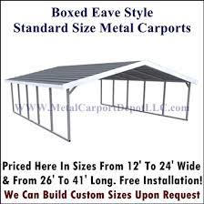 Boxed Eave Metal Carport Prices Steel Carport Kits Price Shop And Purchase Online