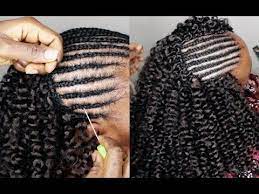 New Hair How To Crochet Braids With Water Deep Video For Beginners Crochet Braids Cool Braid Hairstyles Crochet Braid Styles