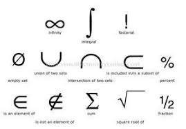 Math Symbols Math Methods Science Symbols Mathematics