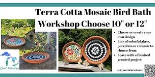 Belleville Mosaic Bird Bath @ Garden Fantasy on Main
