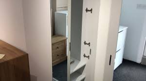 With a hanging rail, drawers, shelves on the. Cellini White Gloss Shallow Narrow Slim Wardrobe S22 With Front To Back Moveable Hanging Rail Youtube