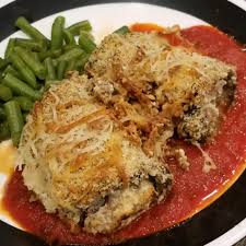 Stuffed Eggplant Parmesan Rolls Recipe Eggplant Parmesan Vegetable Dishes Vegetable Recipes