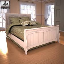 Botanical retreat cottage, 30 minutes from austin. Ashley Cottage Retreat Full Sleigh Bed 3d Model Furniture On Hum3d