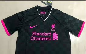 The changes in liverpool jersey have been dramatic where the modern kits have been made lighter and durable. Video Liverpool S Black Pink Nike 3rd Kit With Tags On Circles Social Media