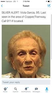 Please call (505) 242-COPS if you see Viola Garcia. Did you get the alert 