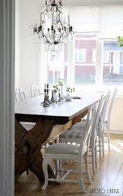 Casual Formal Dining Why Do I Love This So Many Reasons The Natural Wood Table The White Mism Casual Dining Rooms Dining Room Remodel Dining Room Table