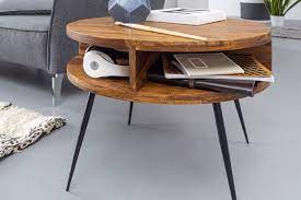 Massivholz couchtisch ct102 ablage schublade kernbuche/buche. Wohnling Couchtisch Sheesham Massivholz Metall 60x45x60 Cm Tisch Wohnzimmer Design Beistelltisch Mit Ablage Kleiner