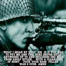 Recently watched amazing stories and saw an episode pretty similar to the opening scene of saving private ryan in normandy. Saving Private Ryan Sniper Quotes Quotesgram