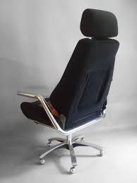Comfortable lounge chair made from a 2000$ recaro seat. Race Car Style Executive Swivel Desk Chair By Recaro At 1stdibs