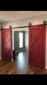 Realcraft offers a huge selection of sliding & swinging barn doors, including diy kits & more. Rustic Colonial Sliding Double Doors Etsy In 2021 Red Barn Door Barn Doors Sliding Sliding Barn Door Hardware