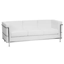 Check spelling or type a new query. Flash Furniture Zb Regal 810 3 Sofa Wh Gg Hercules Regal Series Contemporary White Leather Sofa
