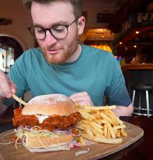 The Spicy Sammy! Double decker cheeseburger