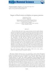 PDF) Impact of flood events