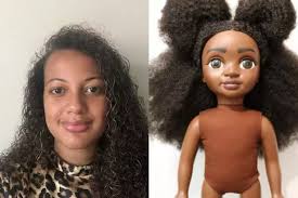 I started my own company so my daughter could have dolls that represent  her'