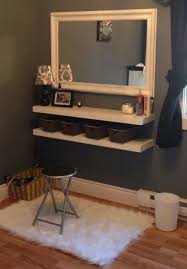 Wall Mounted Vanity Bedroom Diy Home Room Decor