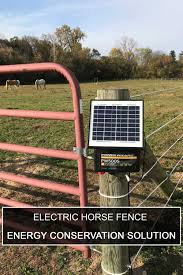 Many farms need solar electric fence chargers. Electric Horse Fence Energy Conservation Solution Solar Electric Fence Electric Fence Fence Planning
