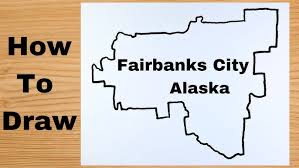 Drawing Fairbanks City Map - United ...