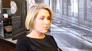 Lara worthington (née bingle) (born 22 june 1987) is an australian model and media personality. How To Cut A Lara Worthington Style Short Square Bob Cut By Adam Ciaccia Youtube