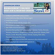 Lowongan kerja pt astra otoparts tbk agustus 2021. Lowongan Kerja Susi Air Marine Group Maret 2020 Yureka Education Center