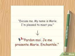 What does my name say about me. 3 Ways To Say My Name Is In French Wikihow