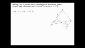 Fie abc triunghiul dat, in care ab = c, ac = b, bc = a si e a < b. Criterii De Paralelism Drepte Paralele Taiate De O Secanta